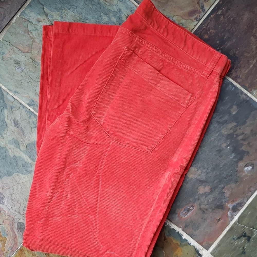 J Crew Orange Matchstick Cords